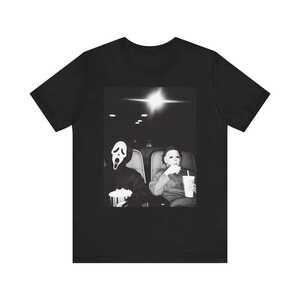 Horror Movie Tee - Fun Pop Culture T-Shirt Black